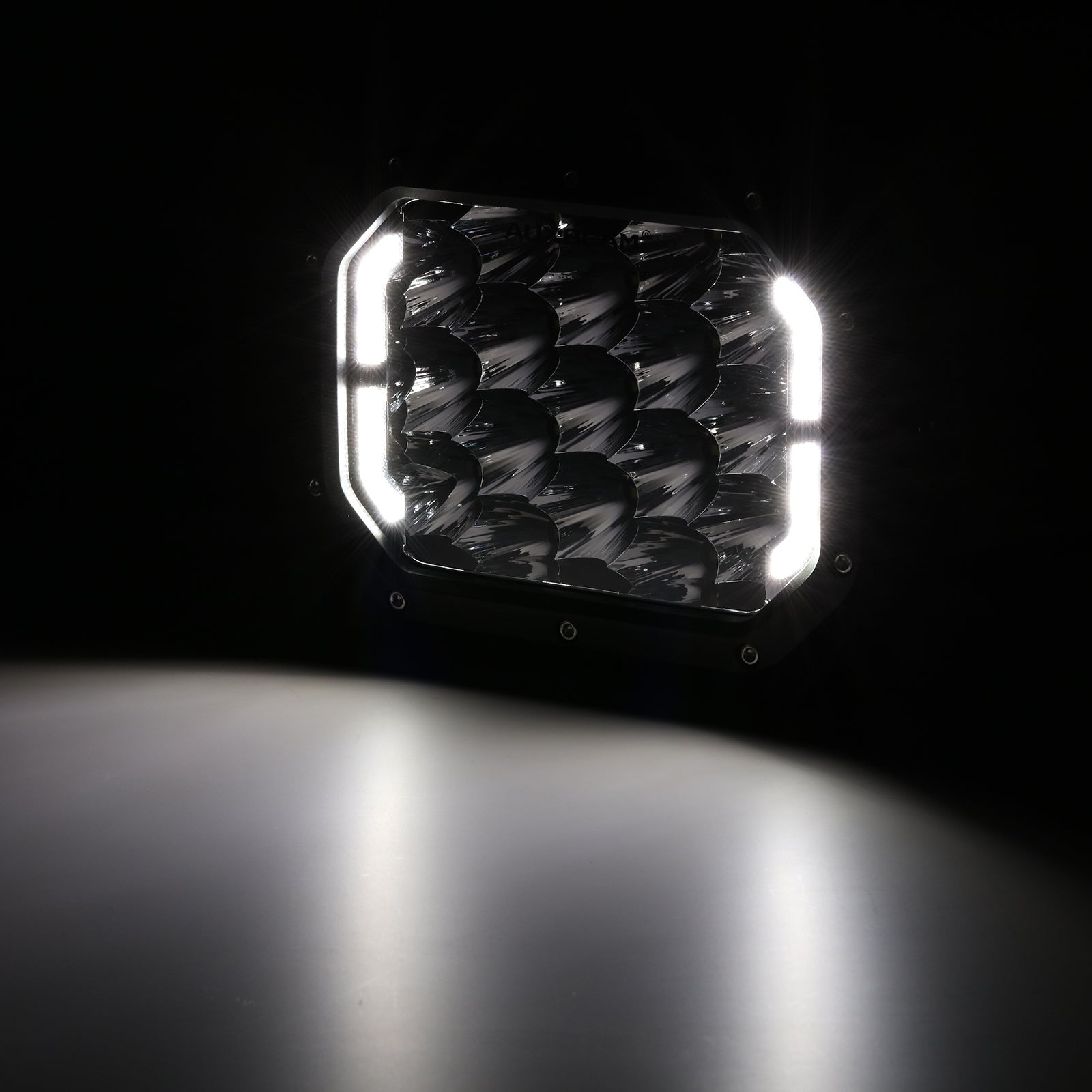 Auxbeam® 7x5 Inch Rectangle LED Pods White Spot LED Driving Lights