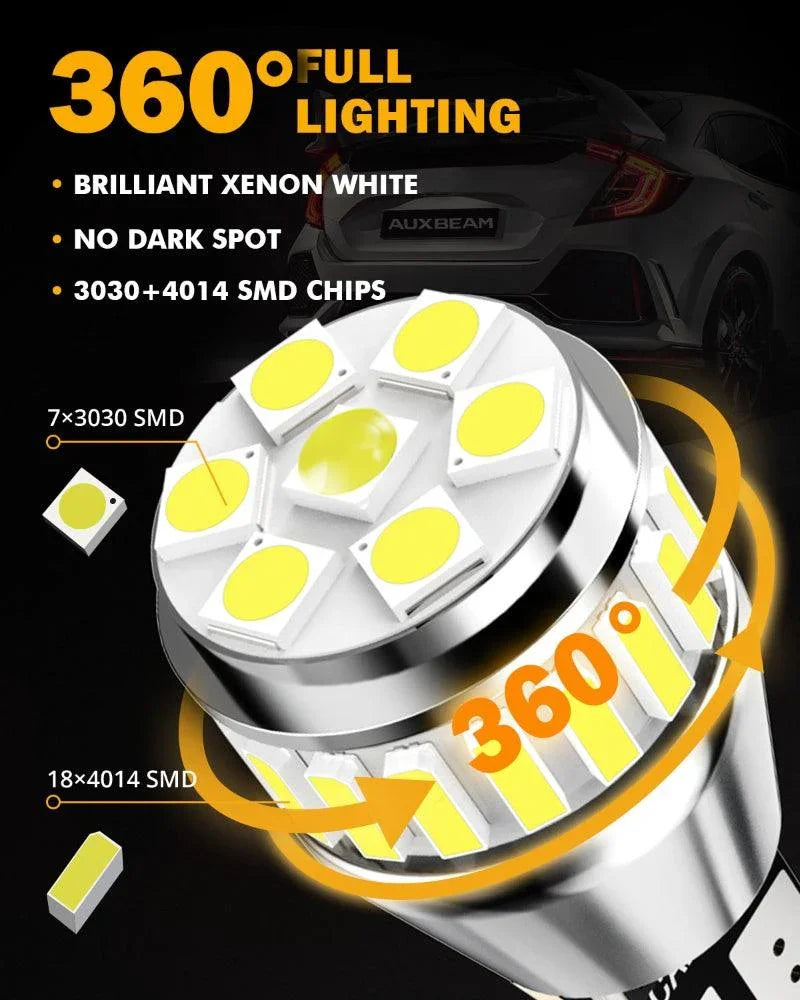 912 921 T15 W16W Super Bright Cool White LED Reverse Back up light