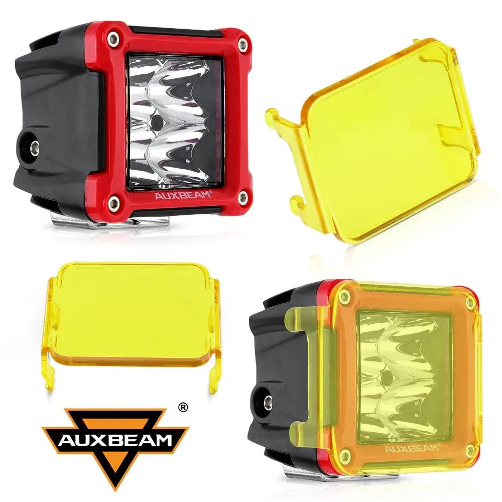 3 Inch 40W LED Pods Light Spot/Flood Multicolor frame with wiring harn