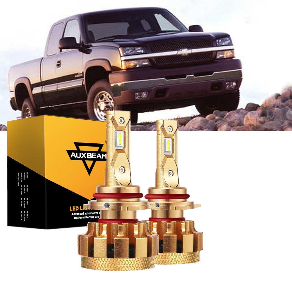 Auxbeam 3157 LED Bulbs - White/Amber Dual Color For Chevy Silverado Turn Signals