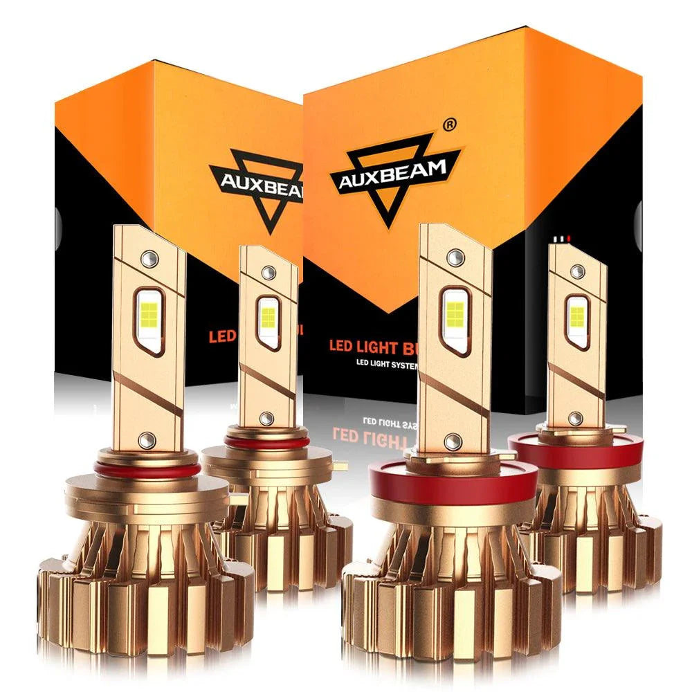 Auxbeam NF-X60 Series FANLESS 12000LM LED LIGHT BULBS