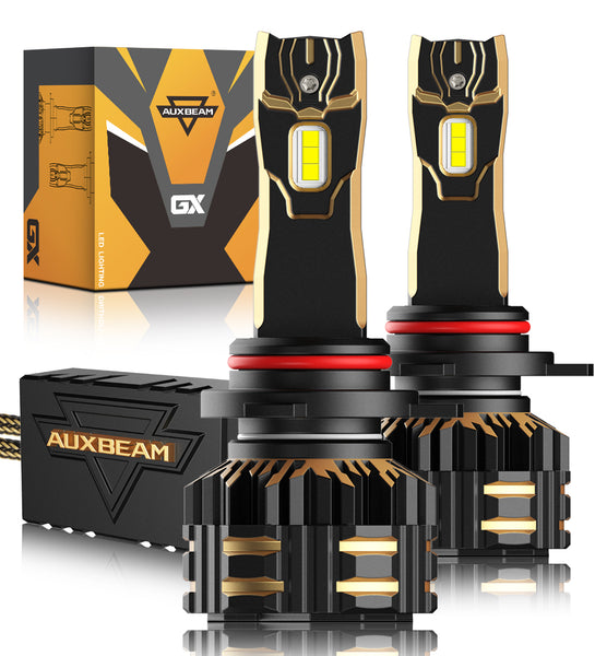 Auxbeam 9012 HIR2 GX Series 25000LM Brightest LED Headlight Bulb 9012/HIR2 / 