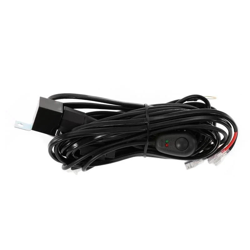 Led Wire Handle Kit (2 Leads 16AWG) LED Light Bar Wiring Harness Kit with Fuse 12V 40A Rel