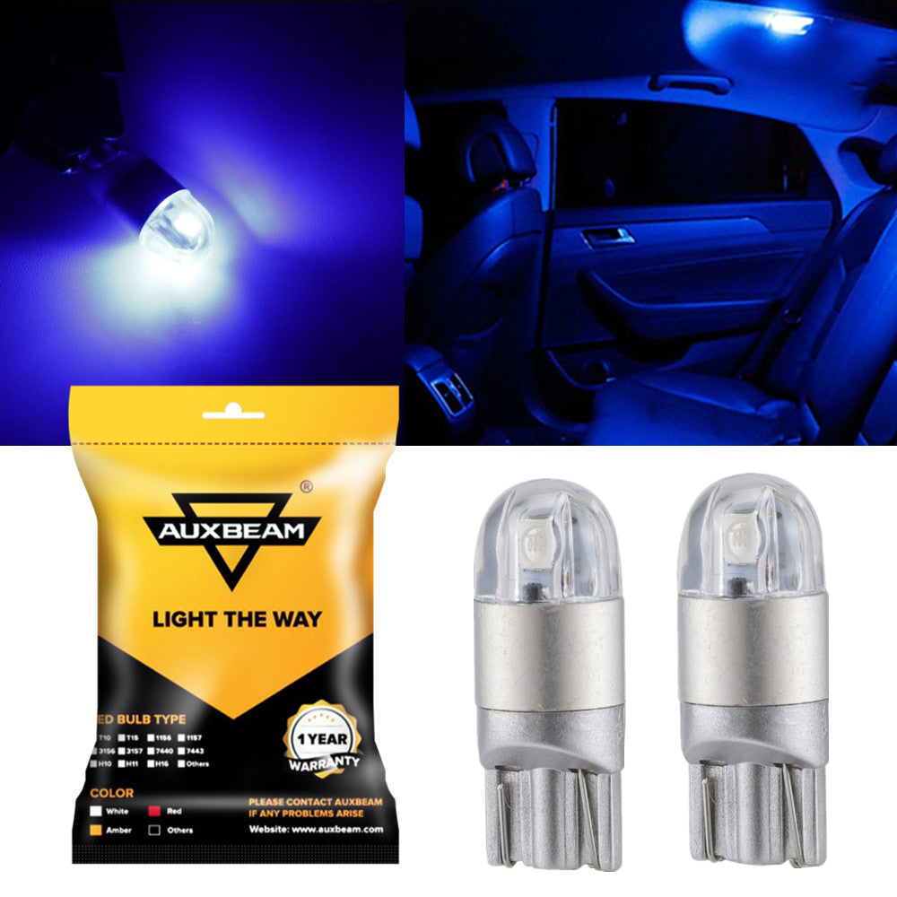 10X Amber T10 LED Bulb 2COB Silica gel 194 168 W5W Car Side Light