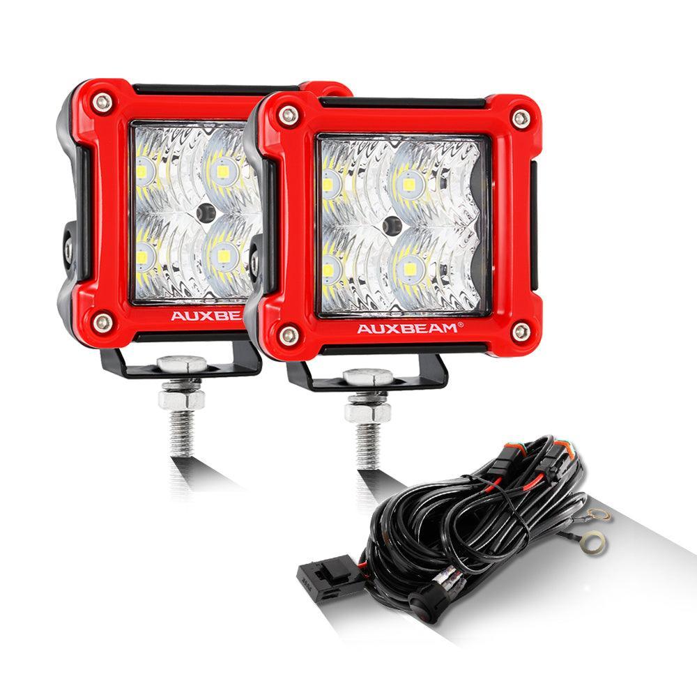 Auxbeam® 3 Inch 20W Spot Beam side shooter led pods lights