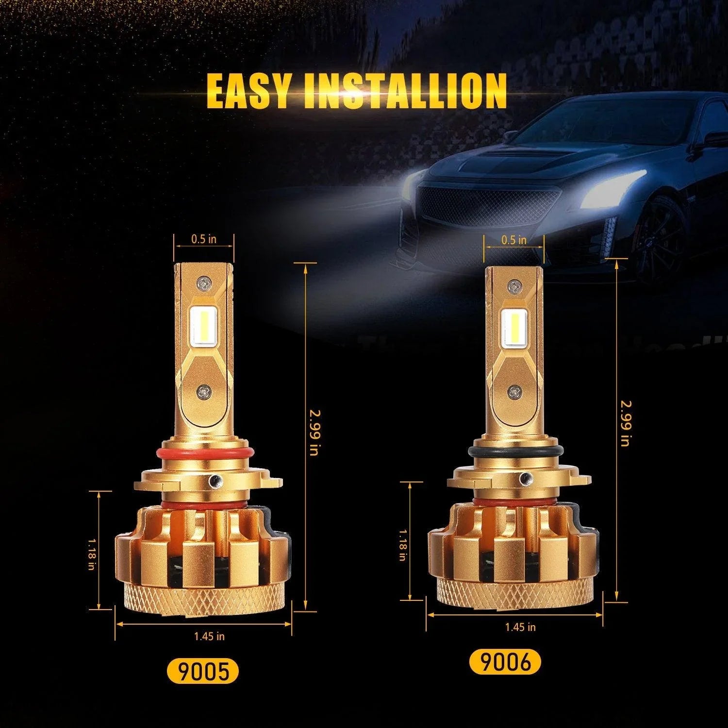 2003 2004 2005 2006 Chevrolet Silverado 2500 HD LED Headlight Bulbs