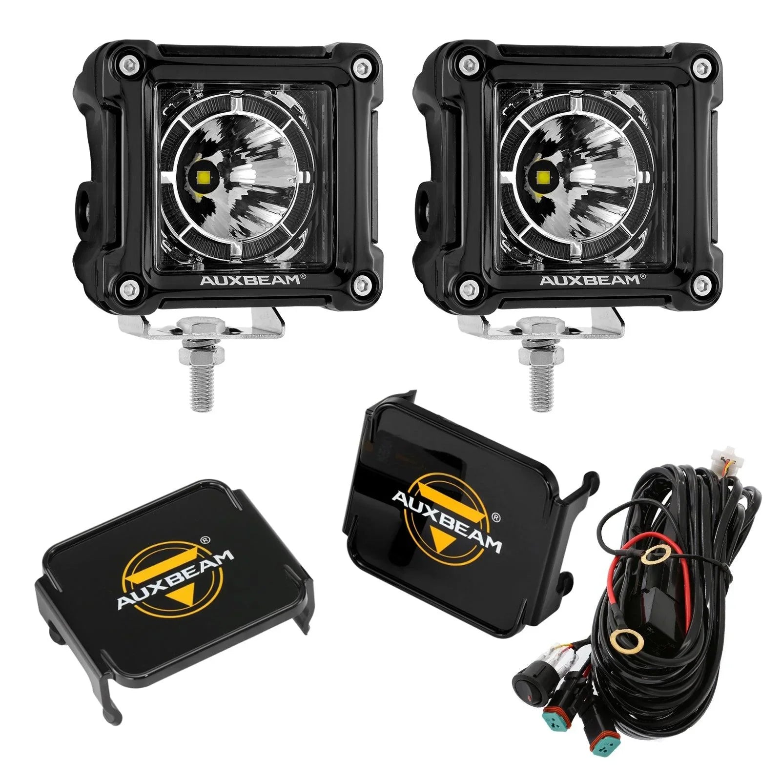 2pcs/set) 3 inch 10W LED Pod Lights With Atmosphere light