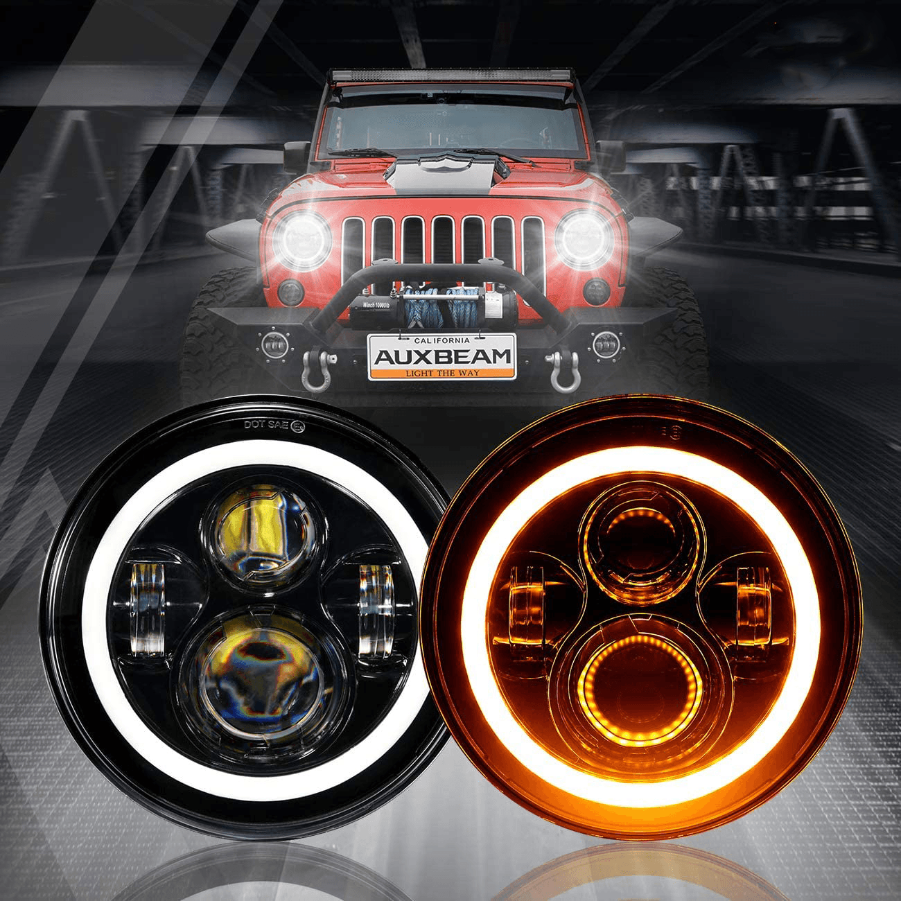 Jeep Specific Kits Jeep Headlights Auxbeam Led Light