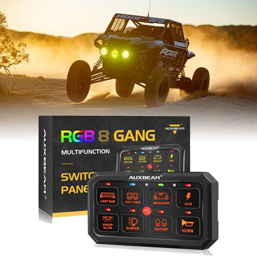 8 Gang Switch Panel, Off Road Lights Controller RA80 XL 8 Gang Switch Panel, Off Road Lights Controller RA80 XL