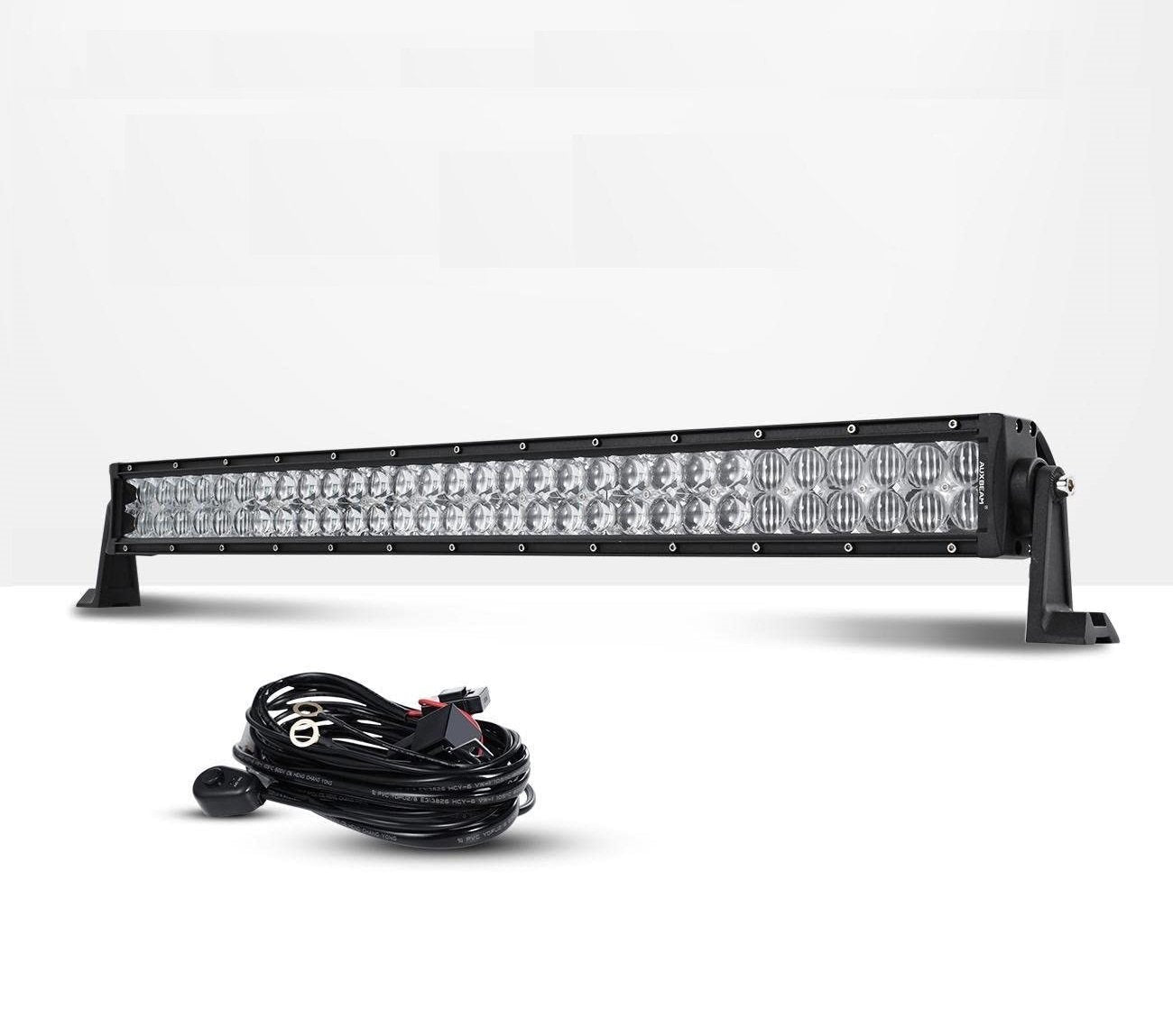 32 Inch LED Light Bar Dual Row 180 Watt Combo Blackout Series