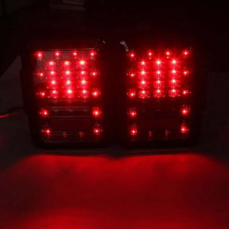 LX-LIGHT LED Tail Light Assembly For Jeep Wrangler JK JKU 2007-2018 - Black Housing