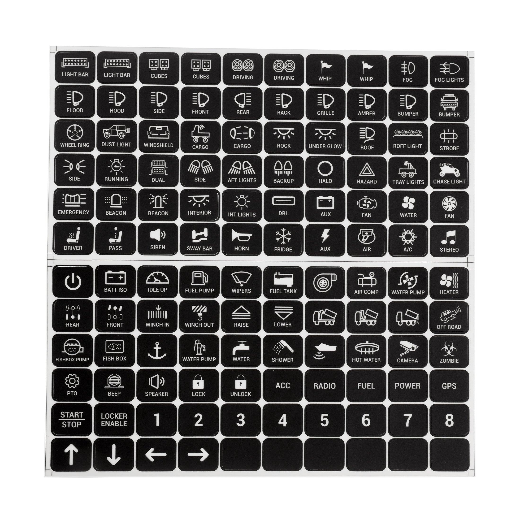 【8】【OUTI 5000】MARKER & ULTRA STICKERS Racing Number Stickers 1 Pc Motorcycle Custom Decals for