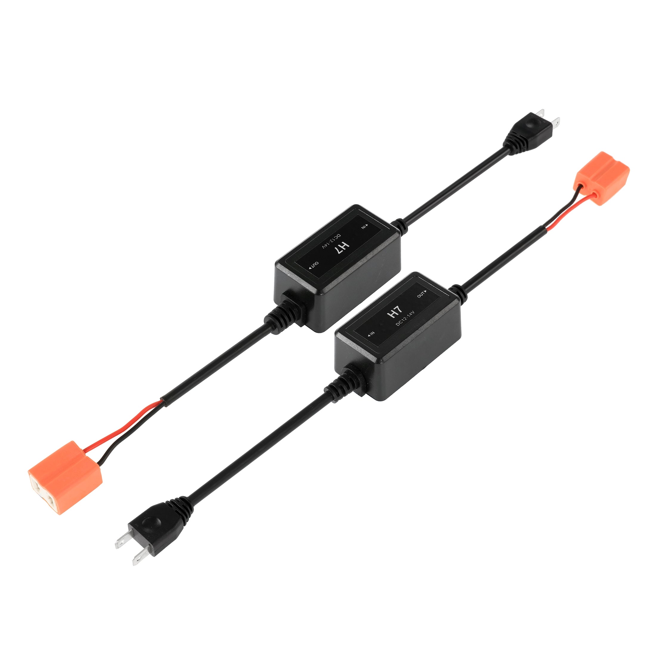 H7 Anti Flicker Led Conversion Kit Error Free Wiring Harness Adapter